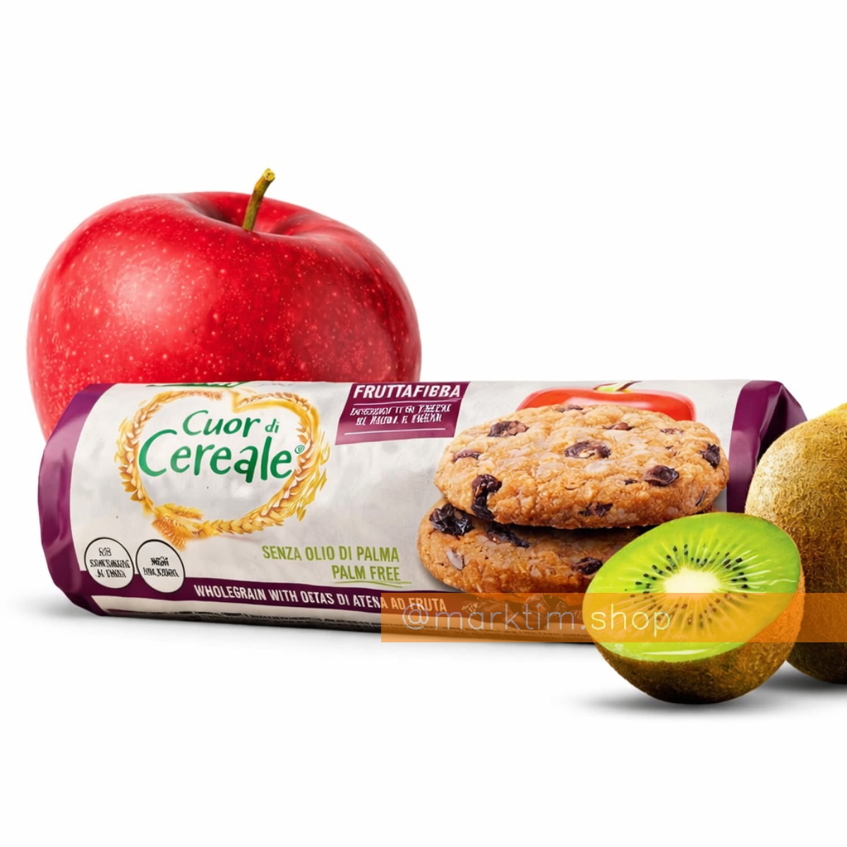 Злакове печиво з фруктами Cuor di Cereale Gullon (300 г)