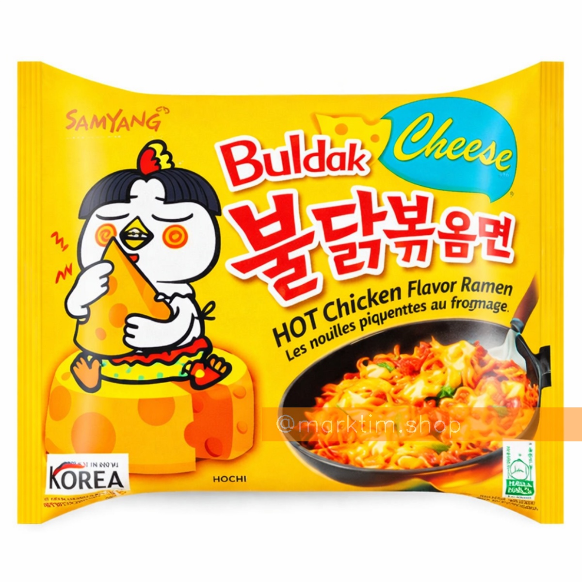Локшина швидкого приготування Рамен Сир Buldak Cheese SAMYANG (140 г)