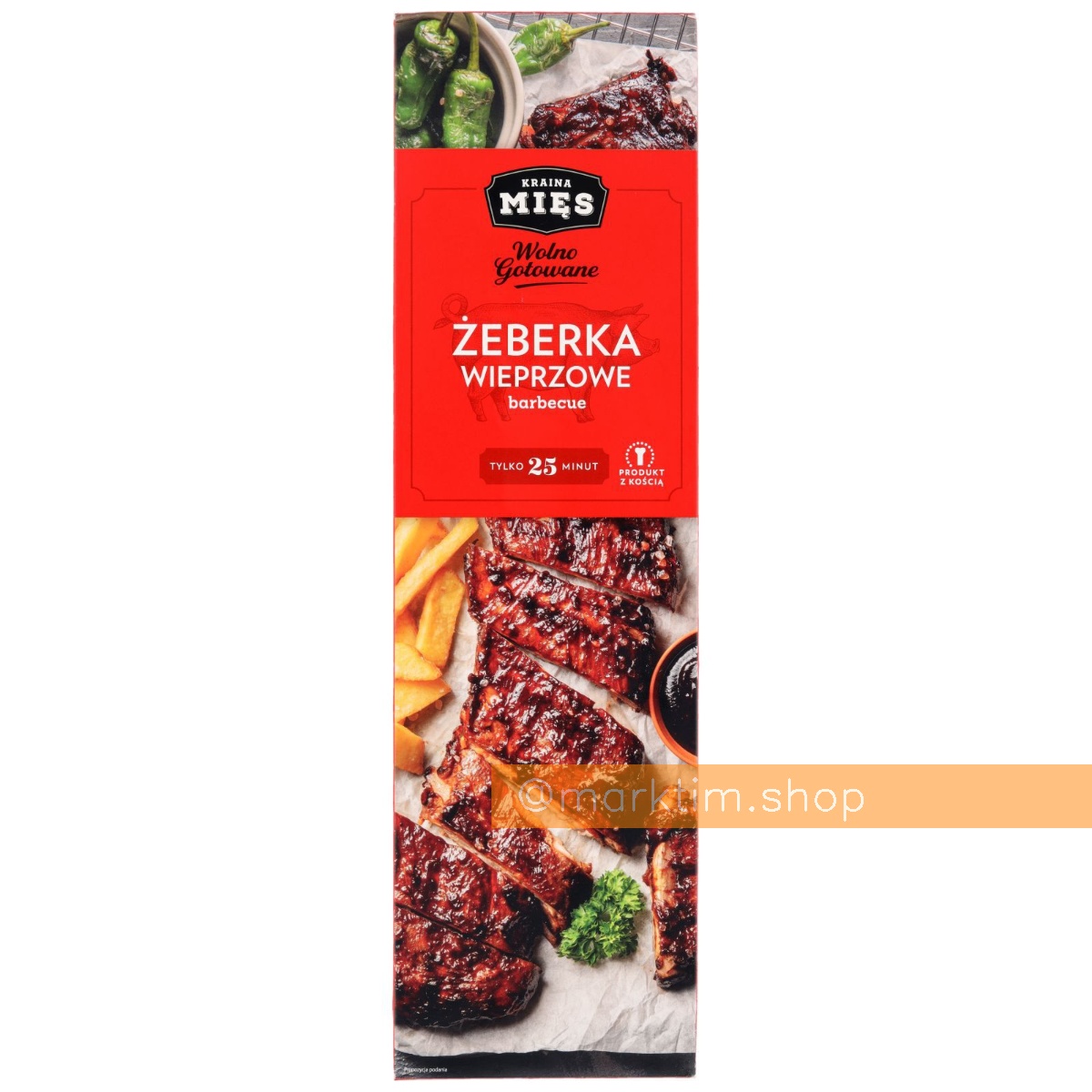 Реберця барбекю за методом повільного приготування Kraina Mies (ціна за 1 кг)