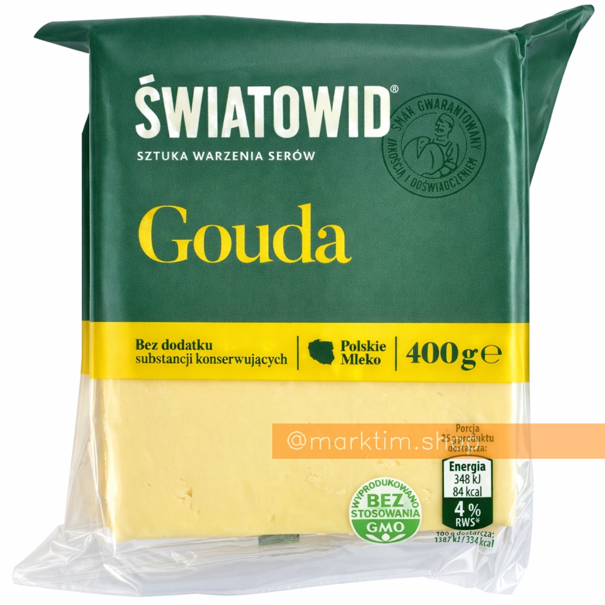 Сир Гауда брусок Swiatowid (400 г)