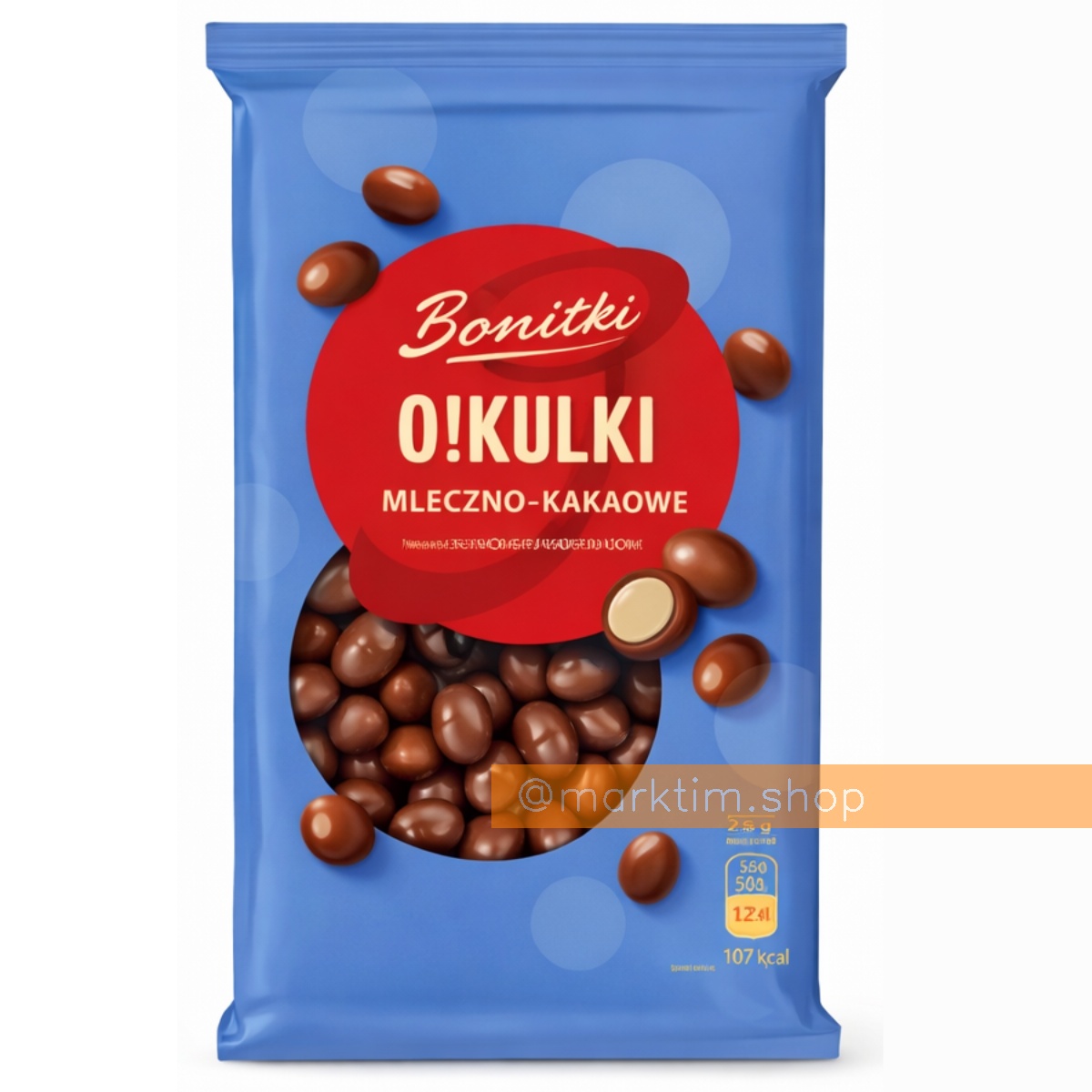 Печиво-драже в молочному шоколаді O!Kulki BONITKI (260 г)