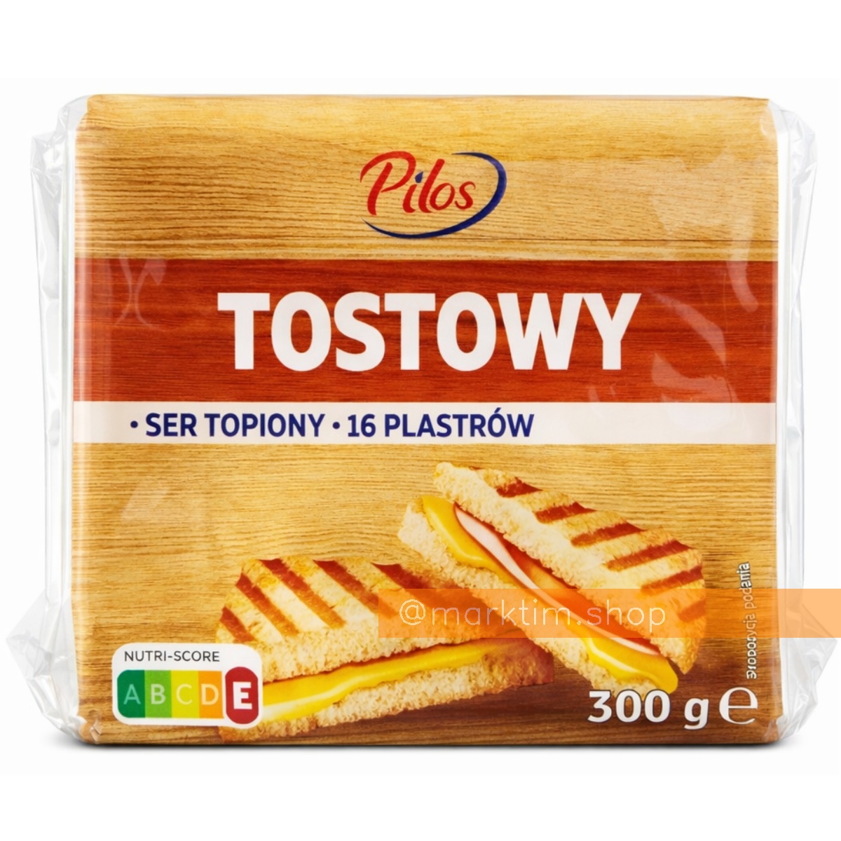 Тостовий сир в інд.упаковках Pilos (300 г)