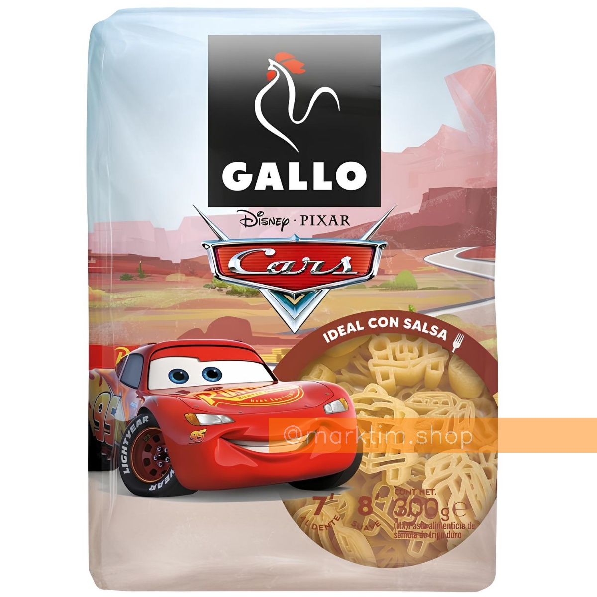 Макарони з твердих сортів ТАЧКИ Disney Gallo (300 г)