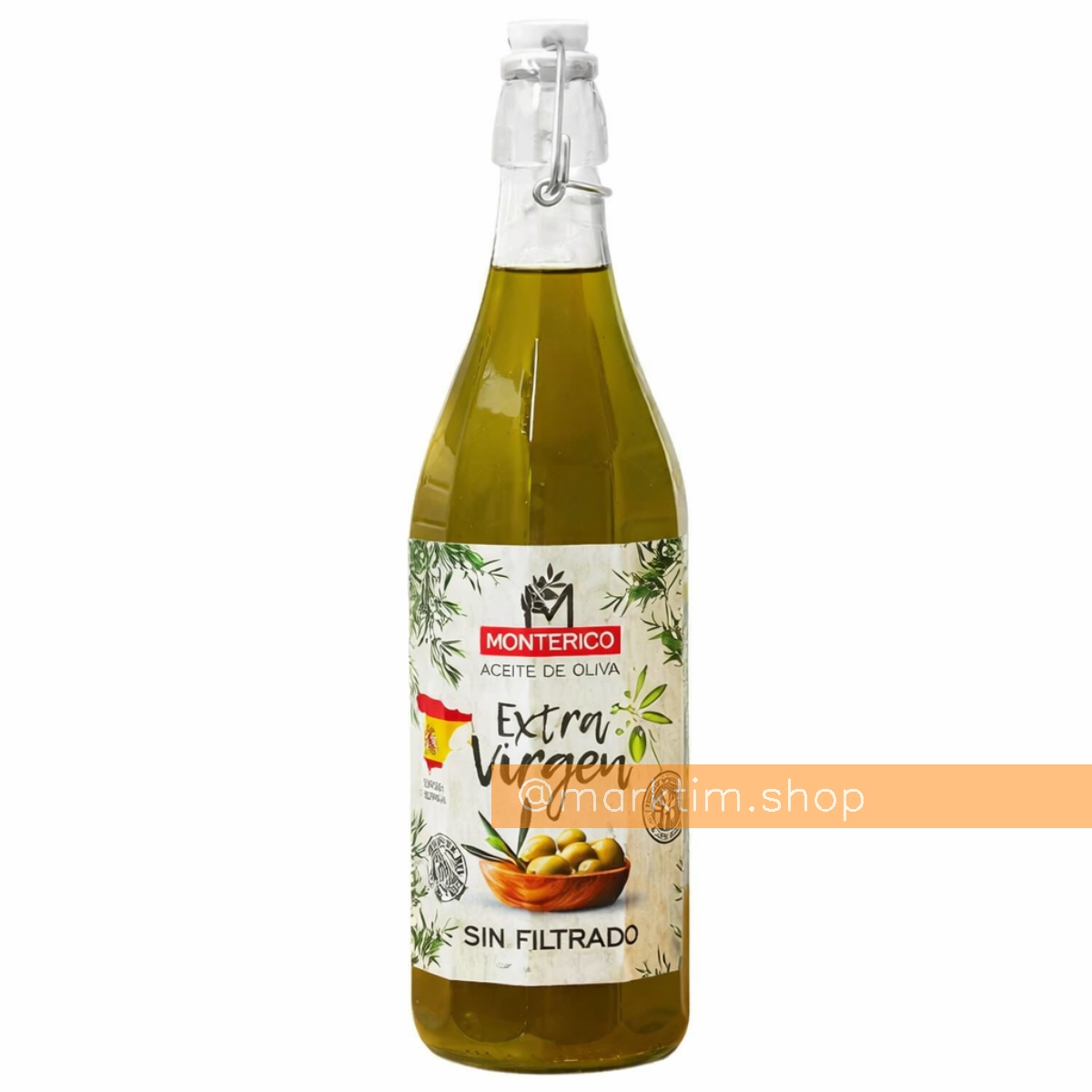 Олія оливкова Extra Virgin нефільтрована Monterico (1 л)