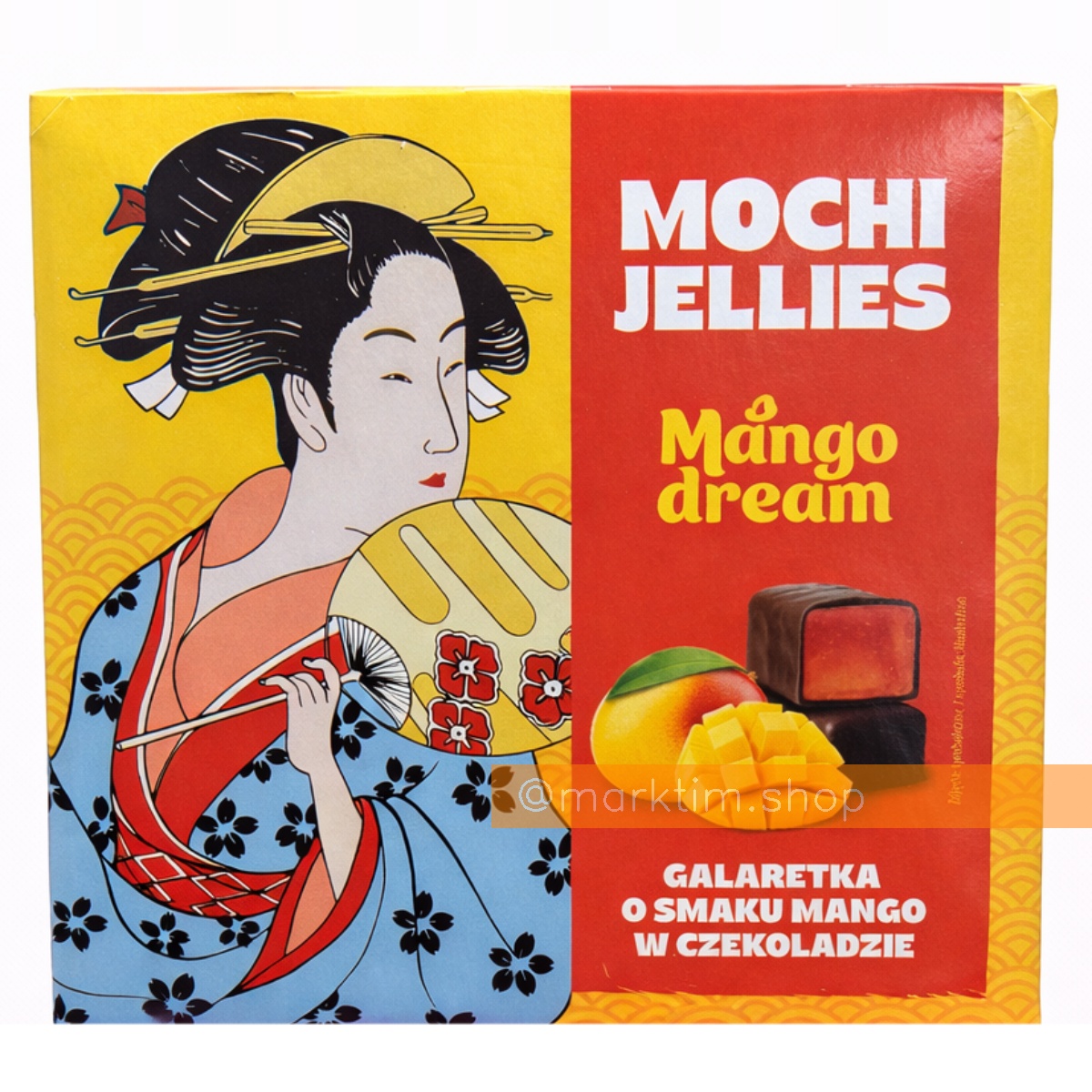 Мармелад в шоколаді Моті манго MOCHI JELLIES (400 г)