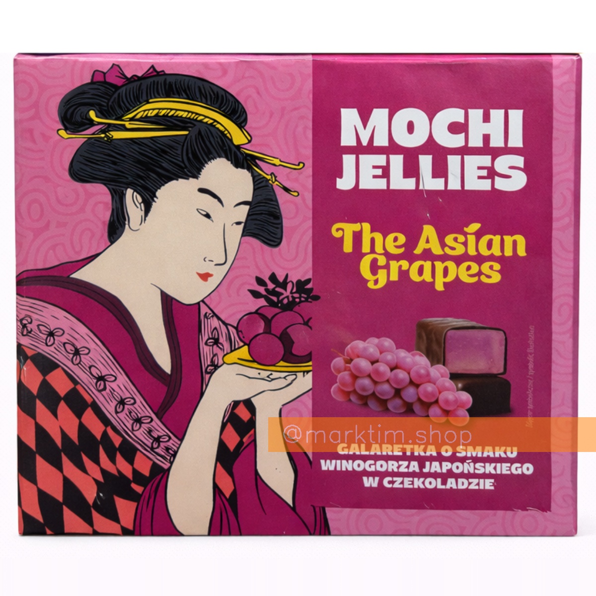 Мармелад у шоколаді Моті японський виноград MOCHI JELLIES (400 г)