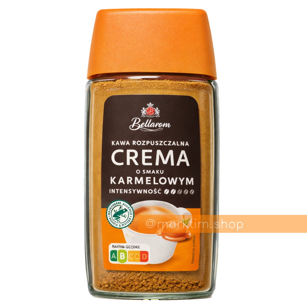 Кава розчинна зі смаком карамелі Crema BELLAROM (75 г)