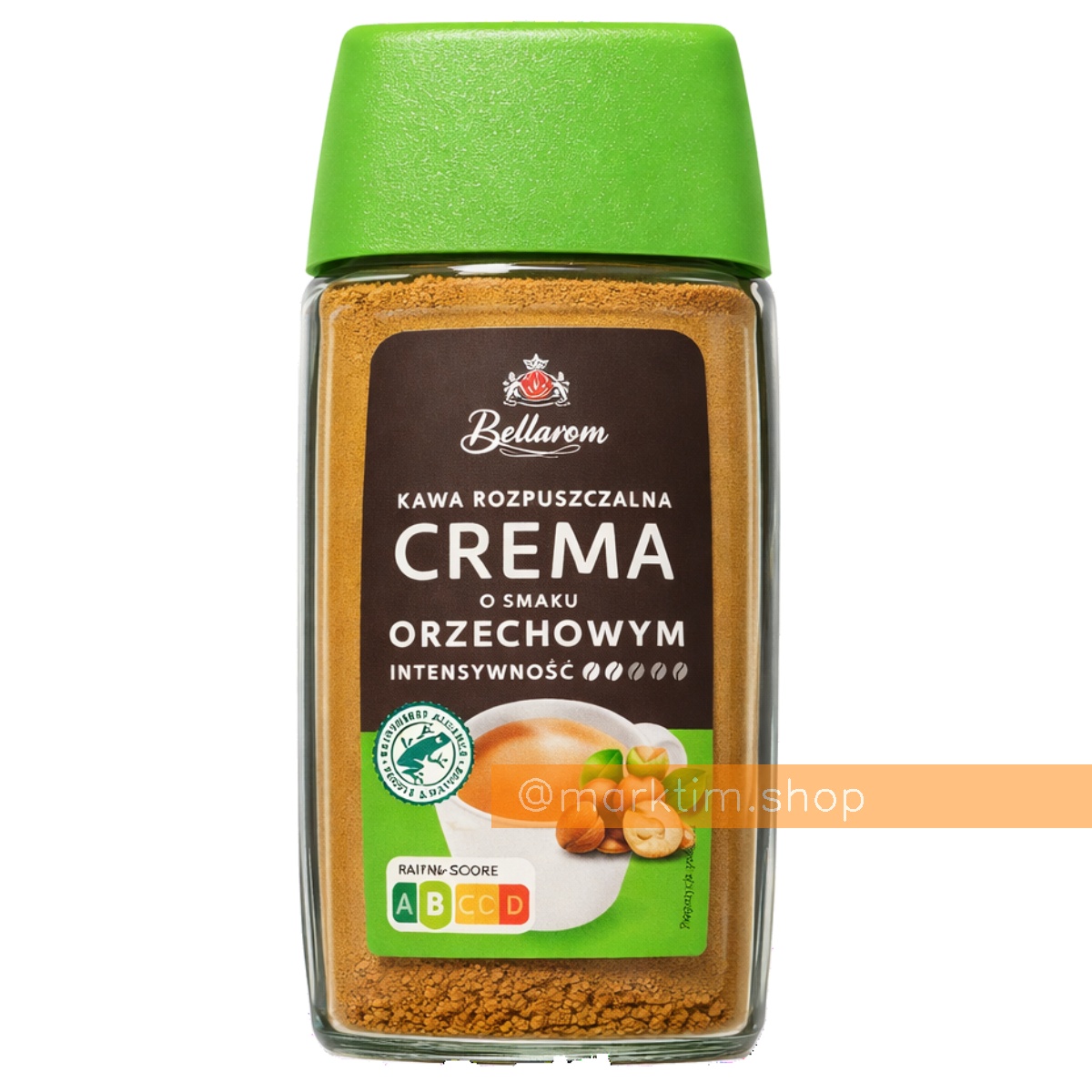 Кава розчинна зі смаком лісового горіха Crema BELLAROM (75 г)