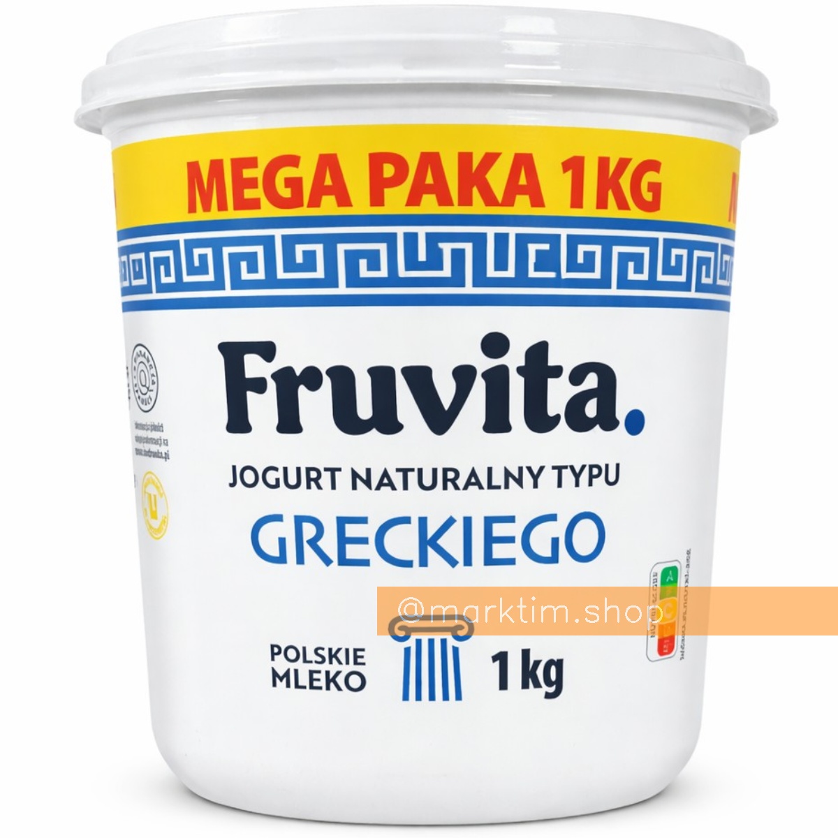 Йогурт грецький натуральний Grecki Kuchmistrza FRUVITA (1 кг)