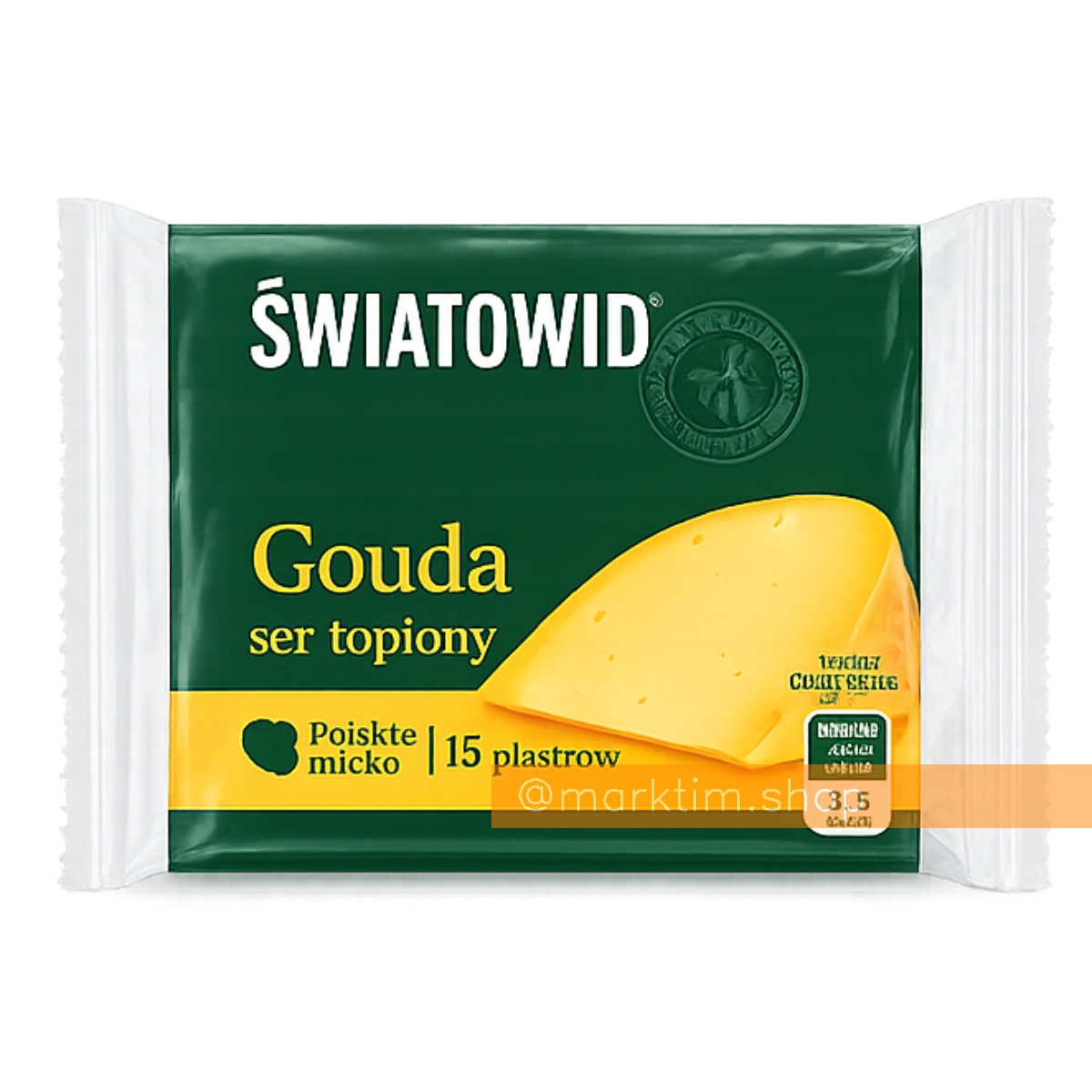 Сир Тостовий плавлений, Гауда SWIATOWID (250 г)