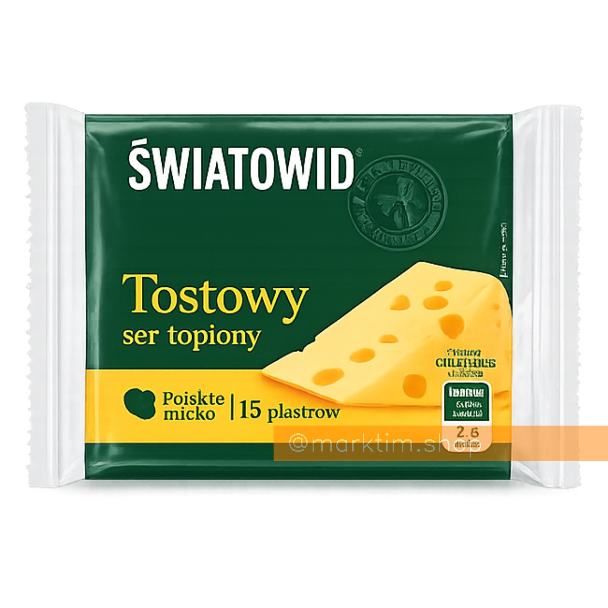Сир Тостовий плавлений Swiatowid (250 г)