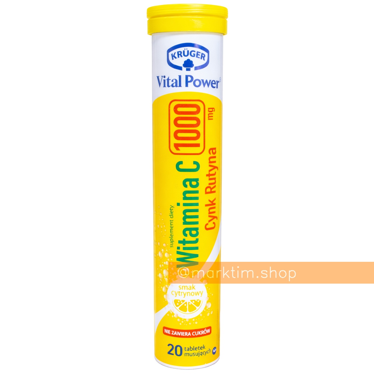 Розчинні вітаміни Вітамін С Vitamin C KRUGER (20 шт)