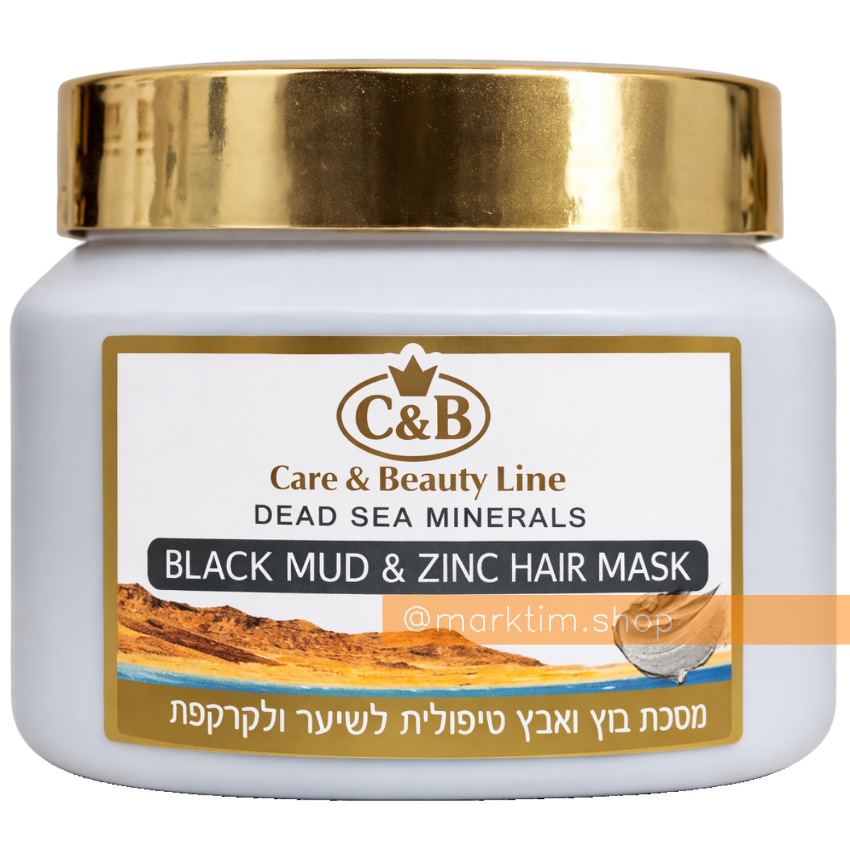 Грязьова маска для чутливої шкіри голови С&B (500 мл)