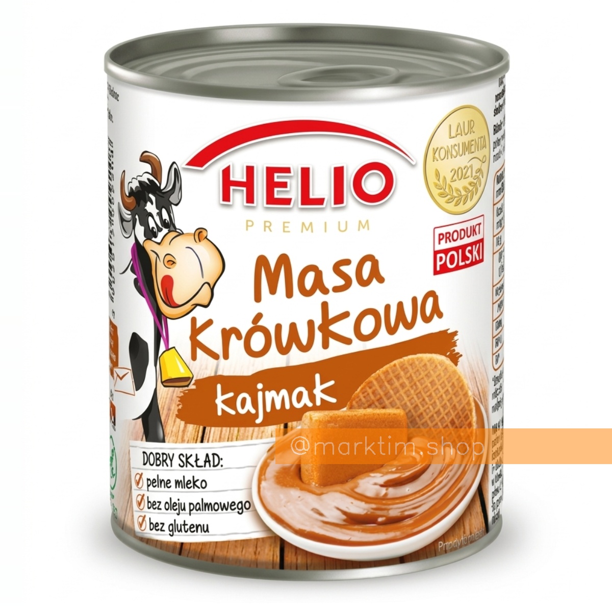 Варене згущене молоко без пальмової олії HELIO (400 г)