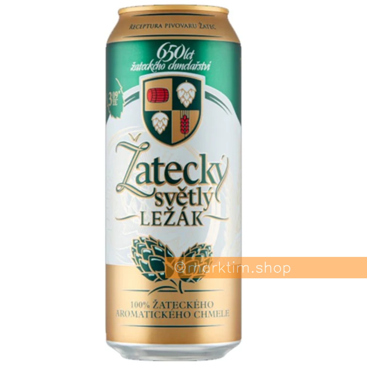 Пиво світле Жатецький Zatecky (500 мл)