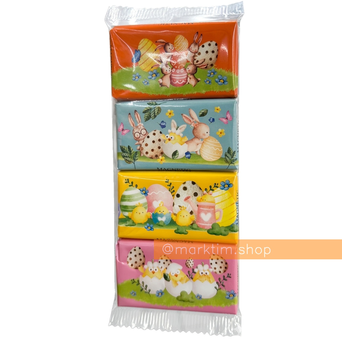 Міні-шоколад молочний Easter MAGNETIC (4×15 г)