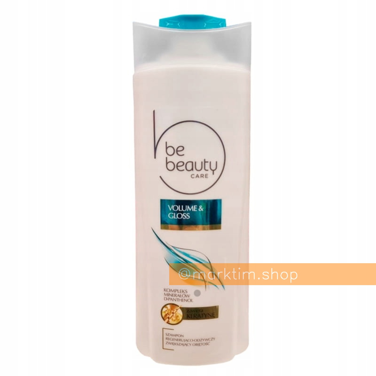 Шампунь для волосся з кератином для об’єму та блиску Be Beauty Care (400 мл)