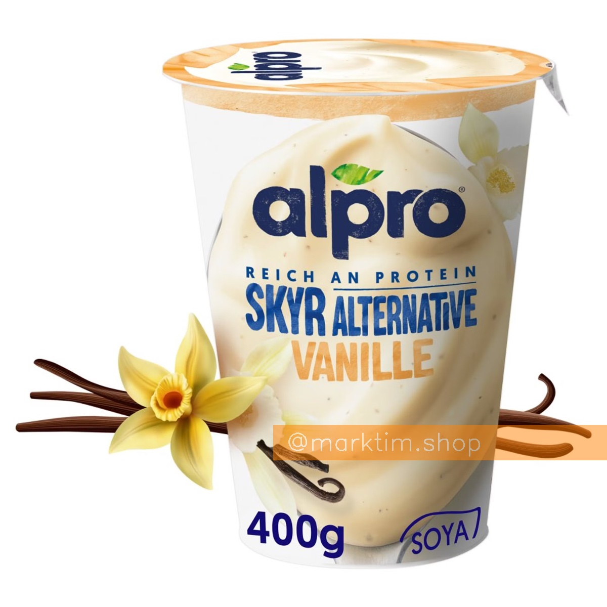 Соєвий йогурт Скір з протеїном Ваніль ALPRO (400 г)