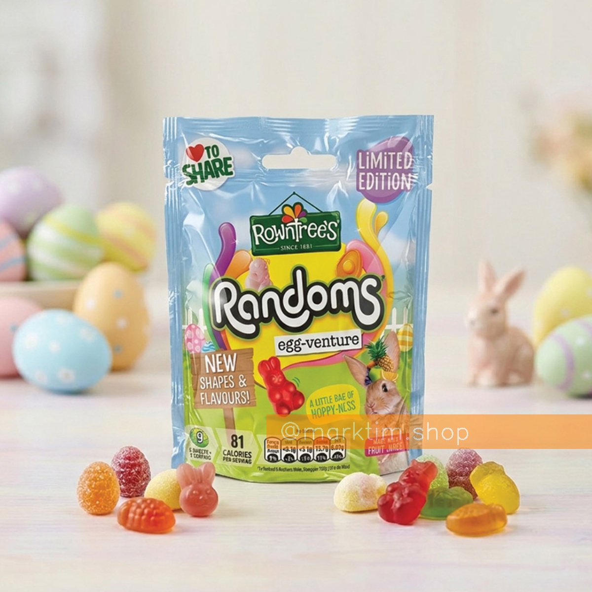 Жувальні цукерки Randoms Egg-Venture ROWNTREES (130 г)