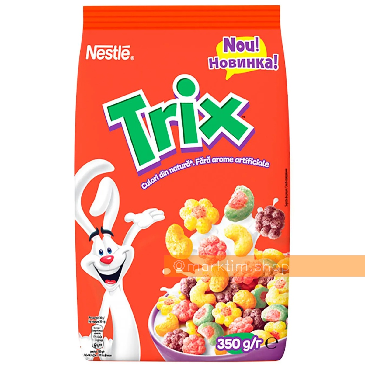 Готовий сухий сніданок із вітамінами та мінералами Trix NESTLE (350 г)