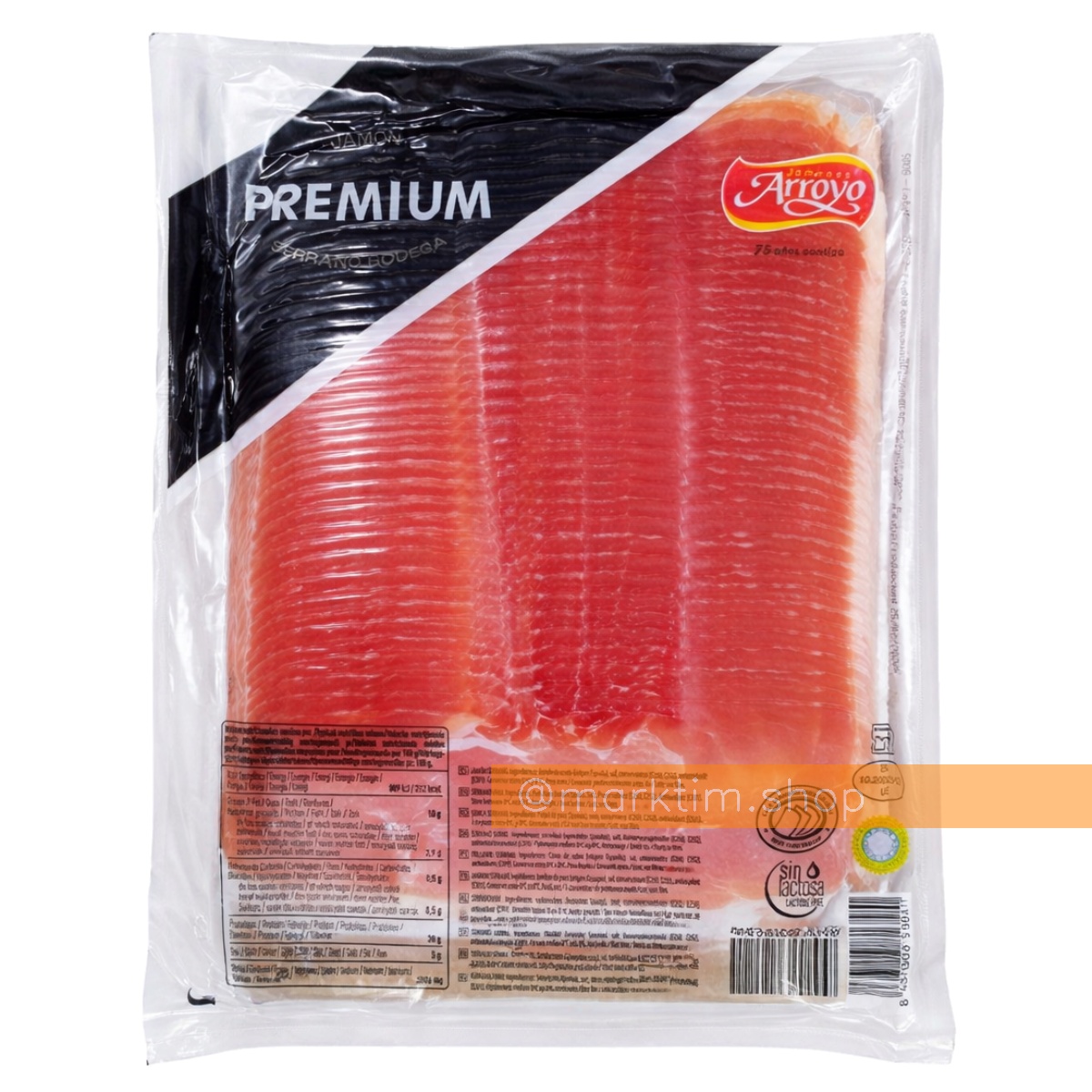 Хамон Серрано нарізаний Jamon Serrano ARROYO (500 г)