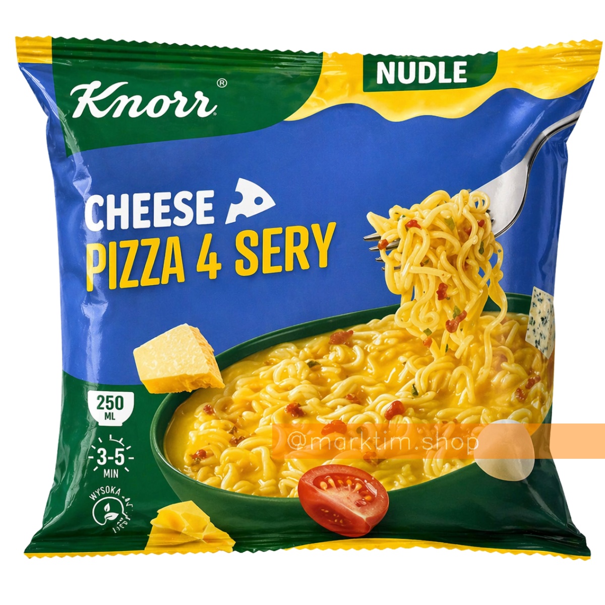 Локшина швидкого приготування зі смаком піци 4 сири Knorr Nudle (64 г)