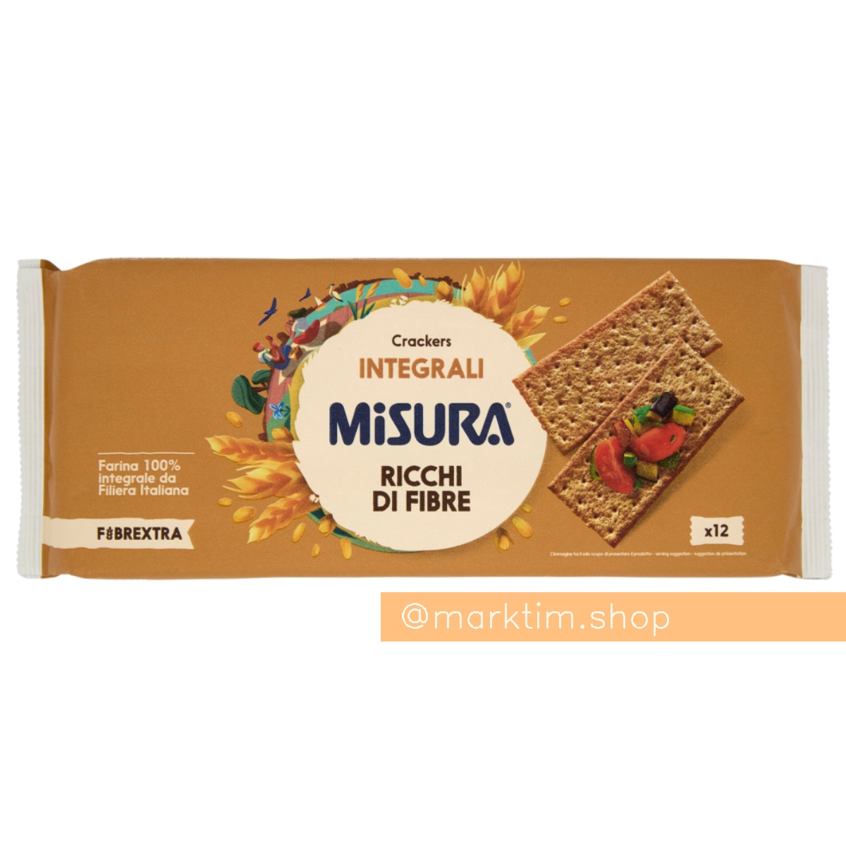 Цільнозернові порційні хлібці Misura (385 г)