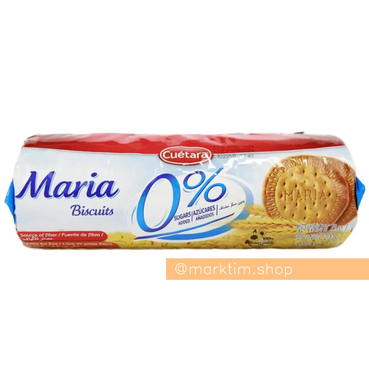 Печиво «Марія» без цукру 0% Cuetara (200 г)