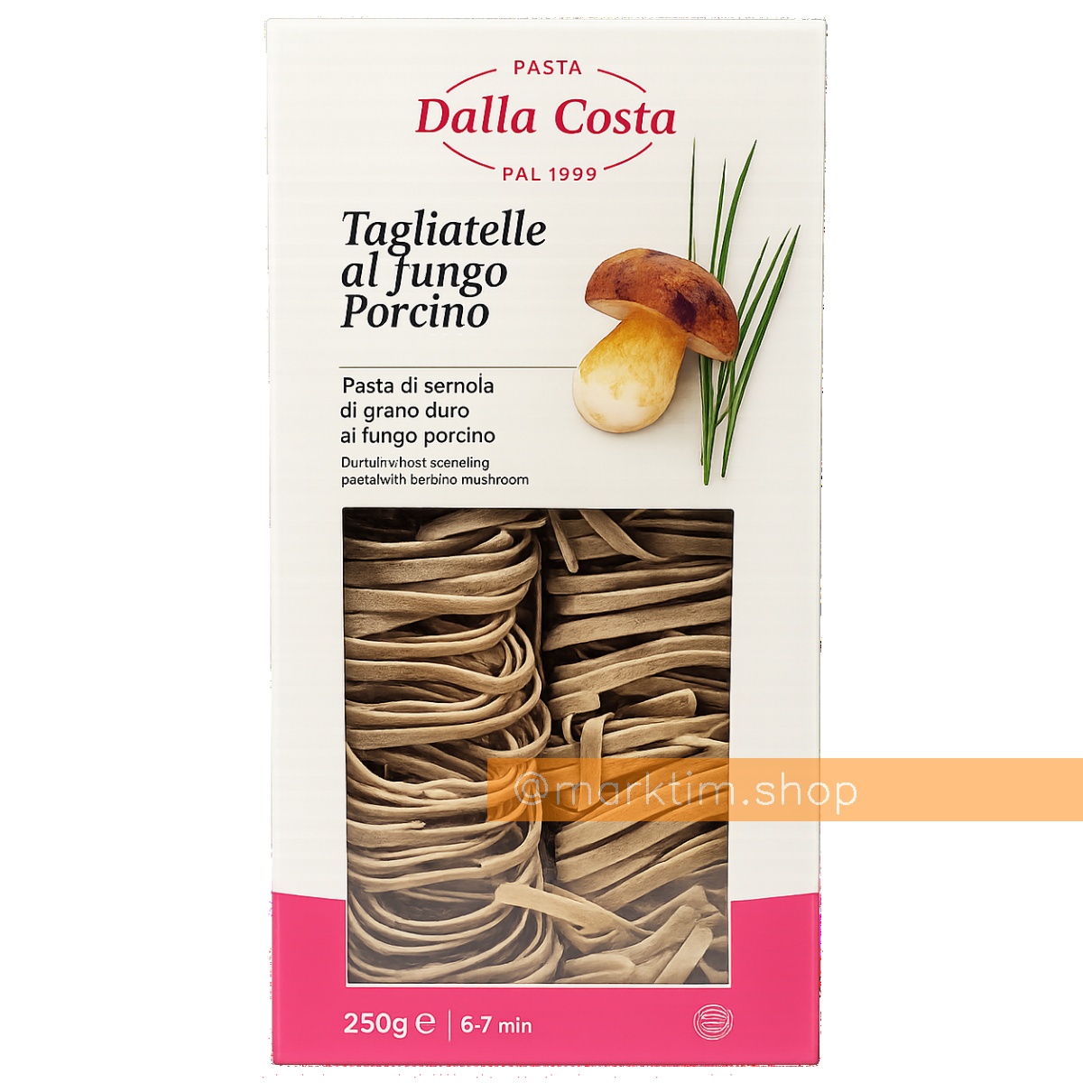 Паста Тальятелле з білими грибами Tagliatelle DALLA COSTA (250 г)