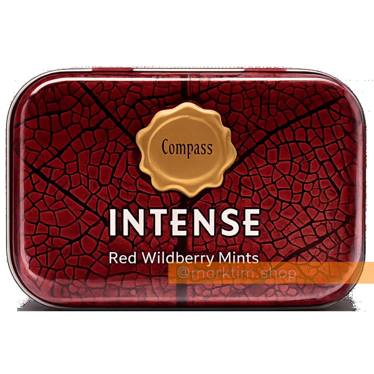 Охолоджуючі льодяники без цукру з малиною та ожиною Red Wildberry Intense Compass (20 г)