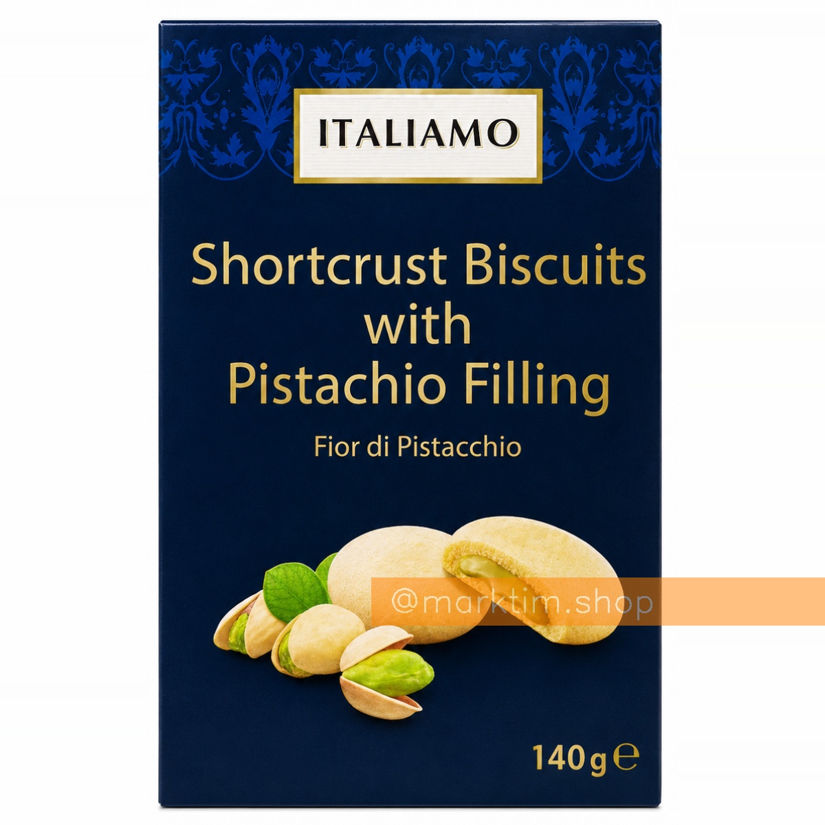Пісочне печиво з фісташковою начинкою ITALIAMO (140 г)