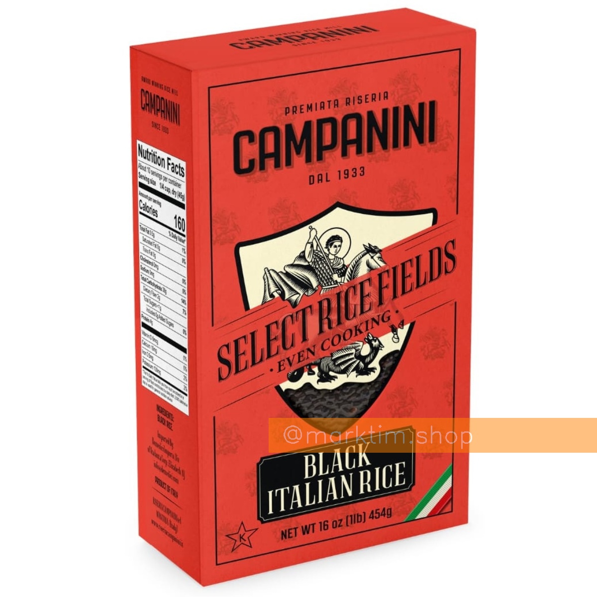 Італійський чорний рис Campanini (500 г)