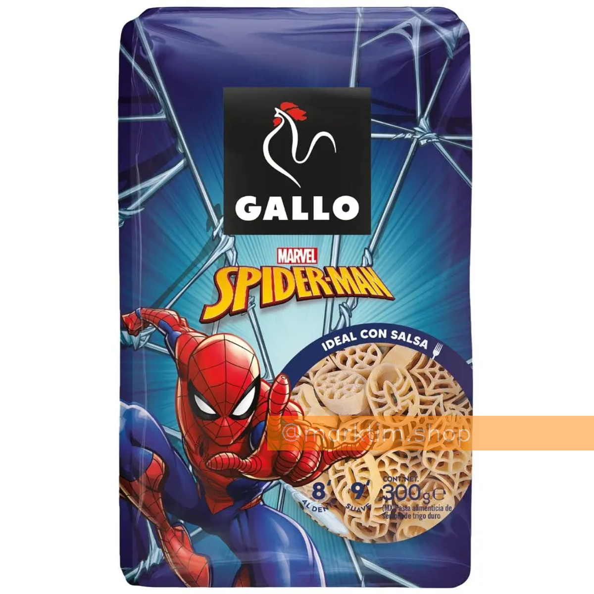 Макарони з твердих сортів Людина-павук Disney Gallo (300 г)