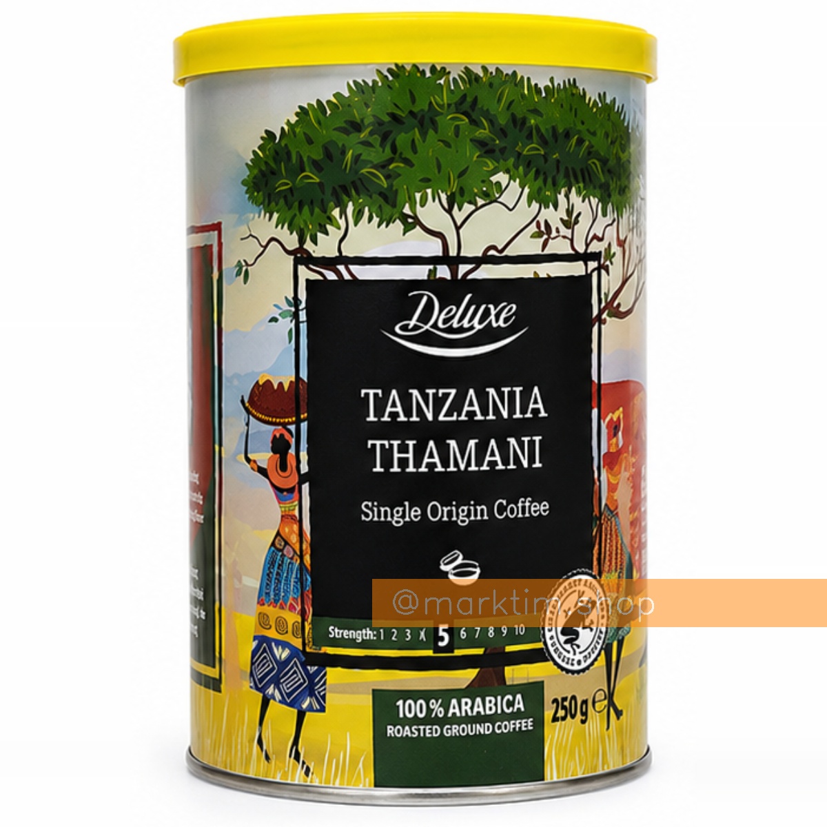 Мелена кава моноарабіка Танзанія Tanzania Thamani DELUXE (250 г)