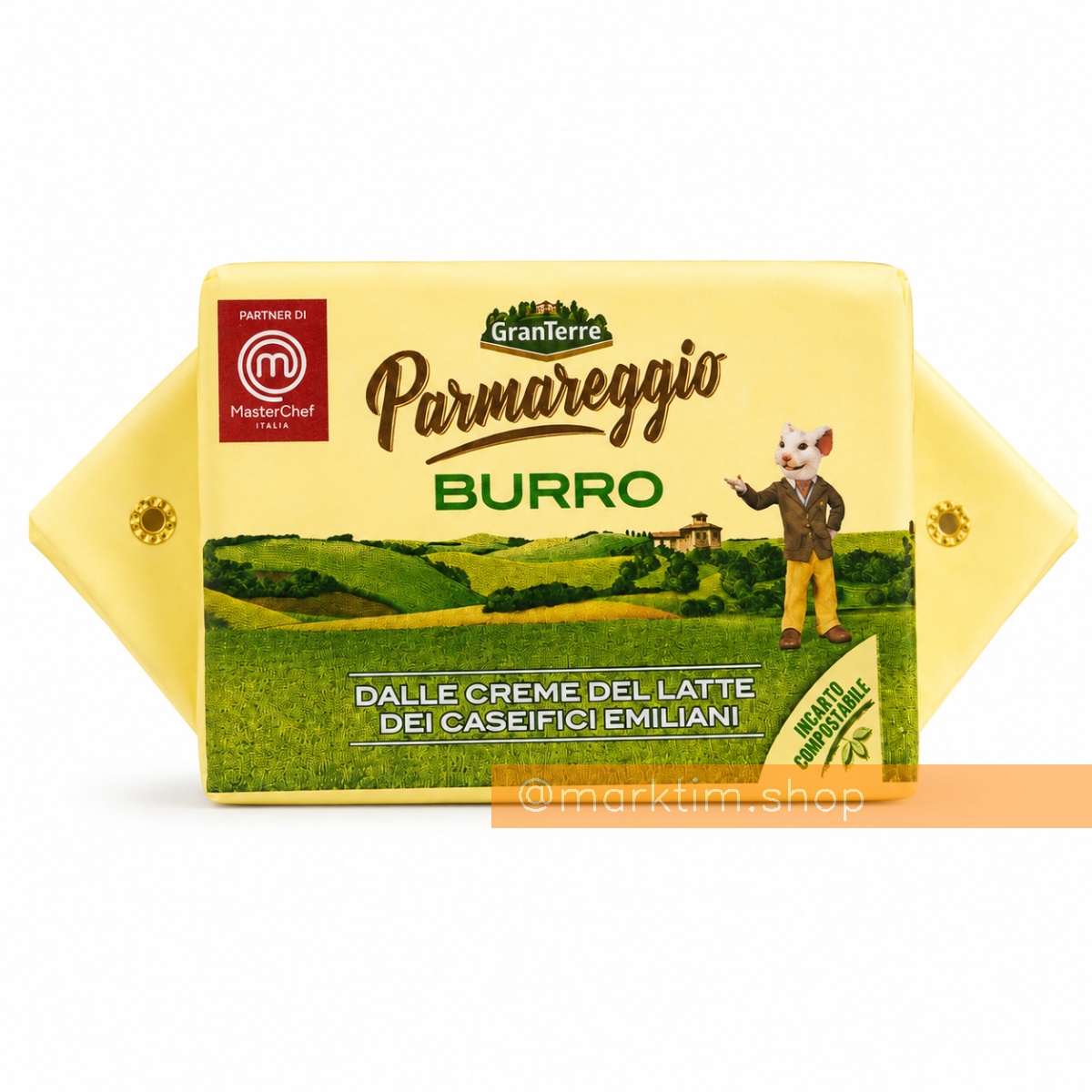 Італійське вершкове масло 83% Parmareggio (200 г)