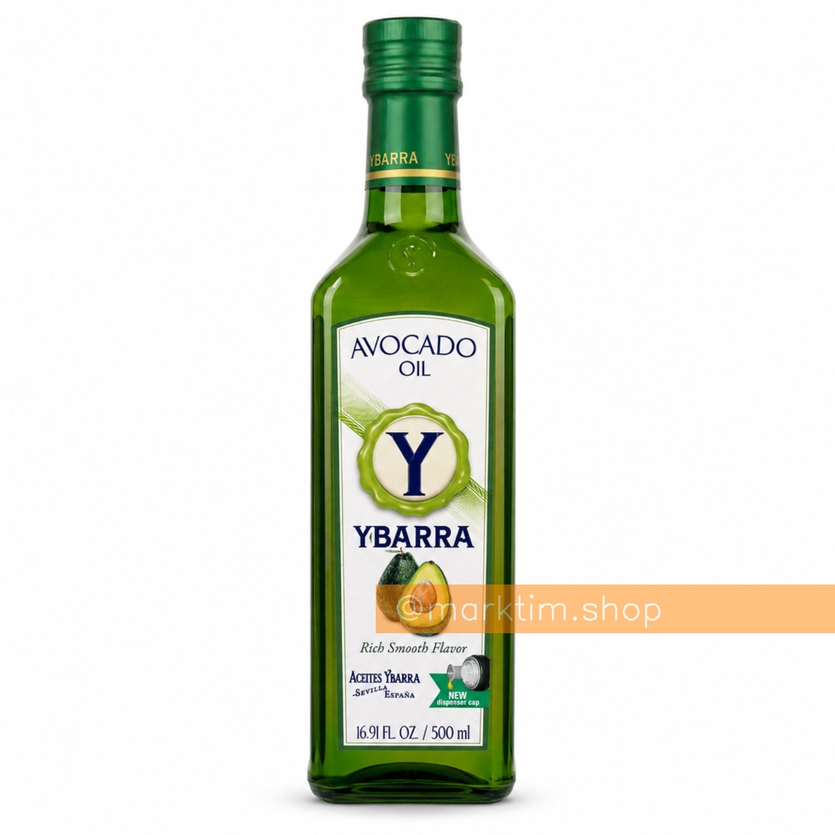 Рафінована олія авокадо з дозатором YBARRA (500 мл)
