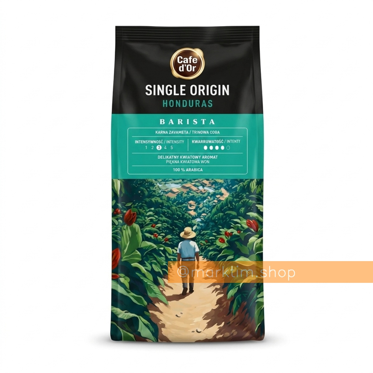 Кава в зернах моноарабіка Гондурас Single Origin Honduras CAFE DOr (250 г)