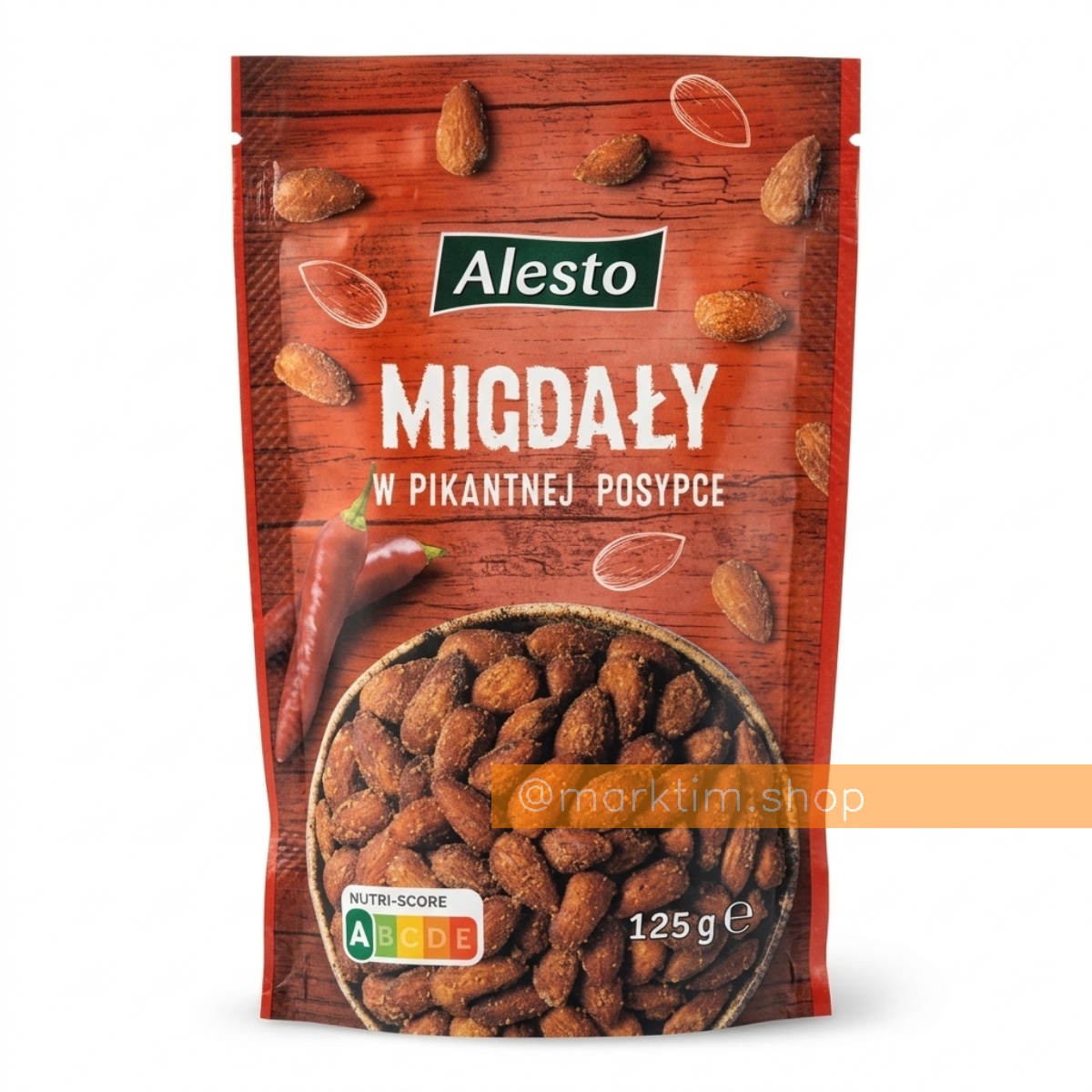 Мигдаль зі спеціями та кайенським перцем Alesto (125 г)