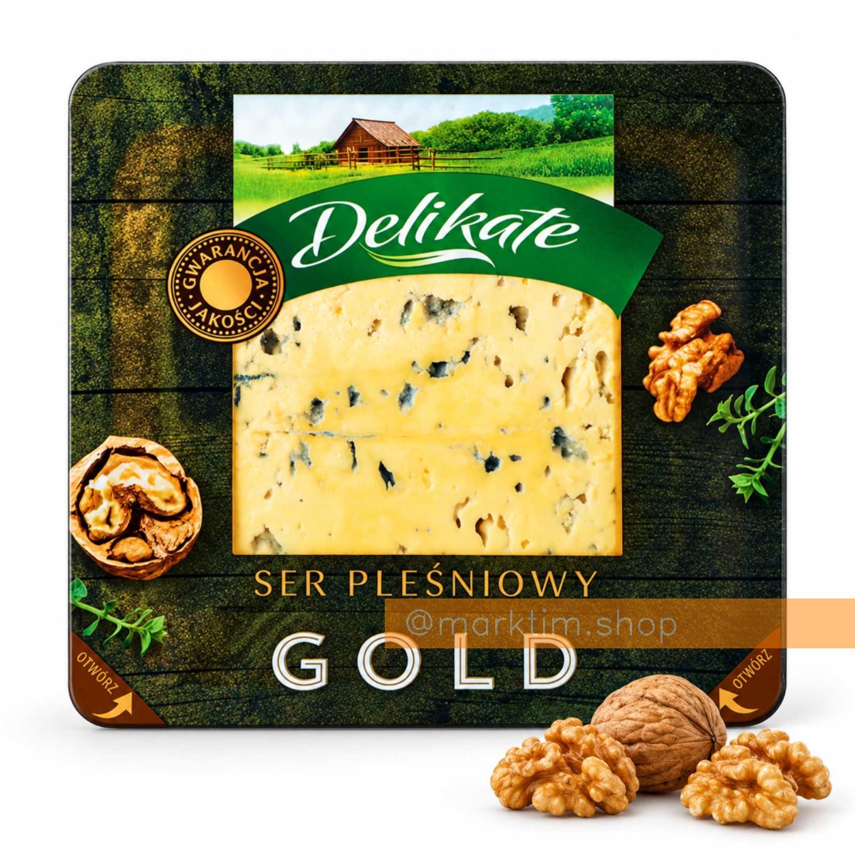 Сир із пліснявою золотистий Gold Delikate (100 г)