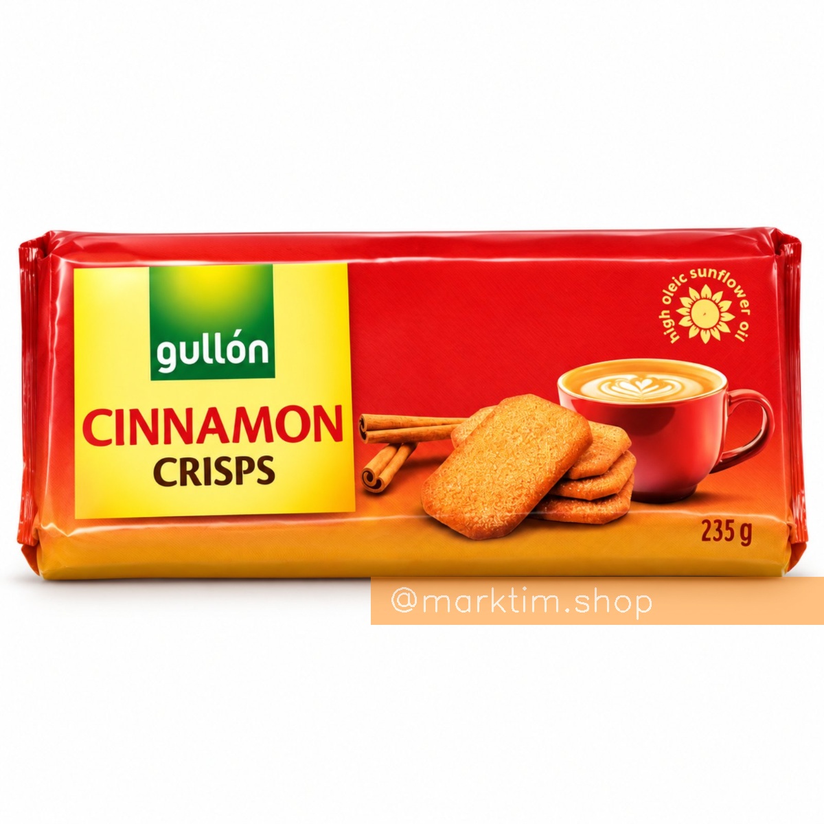 Тонке печиво з корицею Cinnamon Crisps Gullon (235 г)