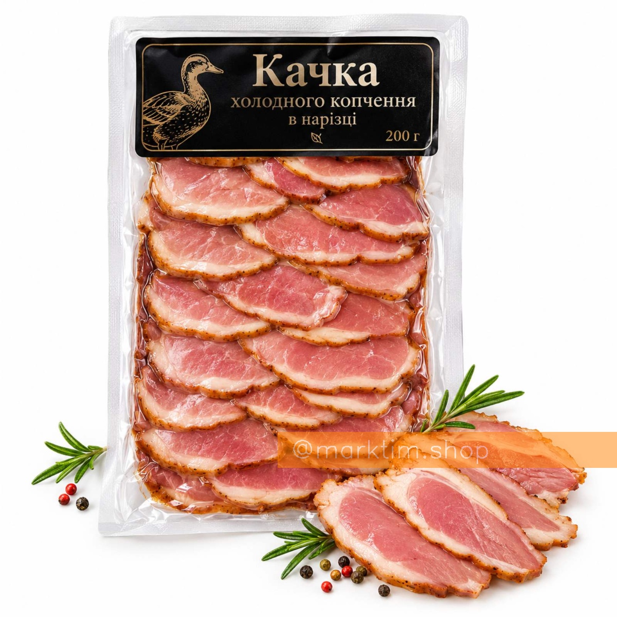 Качка гарячого копчення ТМ Добрий КИТ (200 г)
